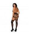 BODYSTOCKING OPAQUE SANS COUTURES LEG AVENUE TAILLE UNIQUE