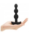 B-VIBE -TRIPLET ANAL CONTROL REMOTO BEADS NEGRO