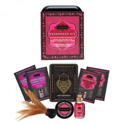 KAMASUTRA WEEKENDER TIN KIT RÊVES DE FRAISE
