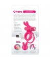 ANNEAU VIBRANT RECHARGEABLE SCREAMING O AVEC LAPIN - O HARE- ROSE