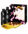 SHUNGA - GEL DE MASSAGE ÉROTIQUE ORIENTAL CORPS À CORPS FRAISES ET CAVA