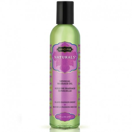 KAMASUTRA - HUILE DE MASSAGE NATURELLE BAIE DE LA PASSION 236 ML