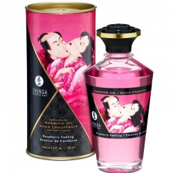 SHUNGA APHRODISIAQUE HUILE CHAUFFANTE SENSATION DE FRAMBOISE 100 ML
