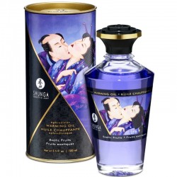 SHUNGA APHRODISIAQUE HUILE CHAUFFANTE FRUITS EXOTIQUES 100 ML