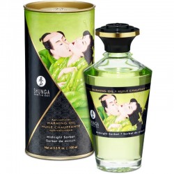 SHUNGA APHRODISIAQUE HUILE CHAUFFANTE SORBET DE MINUIT 100 ML