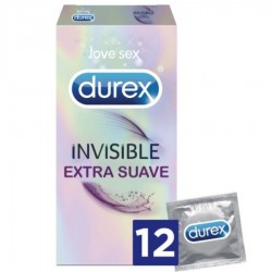 INVISIBLE EXTRA FINE DUREX 12 UNITÉS