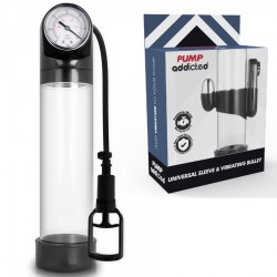 PUMP ADDICTED - POMPE D'ÉRECTION TRANSPARENTE RX9 AVEC VIBROMASSEUR