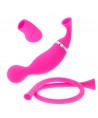 MORESSA - KIRK DUO ONDES STIMULANTES + MASSEUR MULTIFONCTION RECHARGEABLE EN SILICONE PREMIUM