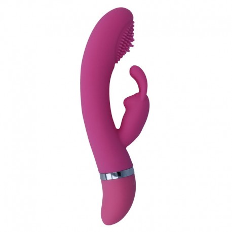 INTENSE - VIBRATEUR OSCILLANT SUSY SILICONE LAPIN ROSE