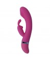 INTENSE - VIBRATEUR OSCILLANT SUSY SILICONE LAPIN ROSE