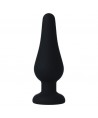 INTENSE - PLUG ANAL PIPO M SILICONE NOIR 11 CM