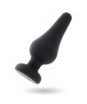 INTENSE - PLUG ANAL PIPO M SILICONE NOIR 11 CM