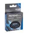 POTENZ PLUS LOT DE 3 ANNEAUX NOIR - S, M, L