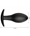 PRETTY LOVE - PLUG ANAL ANCRE EN SILICONE 8.5 CM NOIR