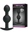 PRETTY LOVE - BALLES ANAL EN SILICONE SPÉCIALE STIMULATION 10.3 CM NOIRES