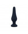 INTENSE - PLUG ANAL PIPO S SILICONE NOIR 9,8 CM