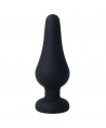 INTENSE - PLUG ANAL PIPO L SILICONE NOIR 13 CM