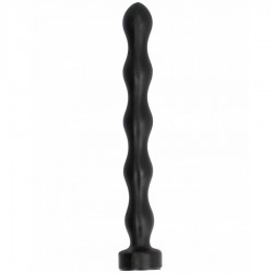 ALL BLACK - PLUG ANAL BALLE 32 CM