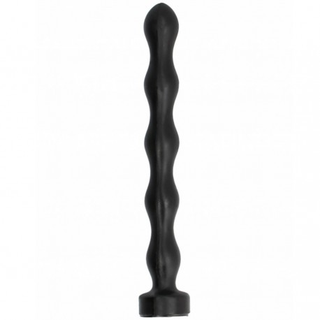 ALL BLACK - PLUG ANAL BALLE 32 CM