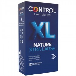 CONTROL - ADAPTA NATURE XL CONDOMS 12 UNITS
