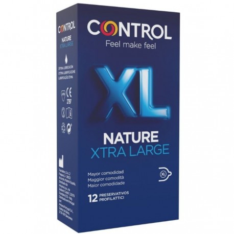 CONTROL - ADAPTA NATURE XL CONDOMS 12 UNITS