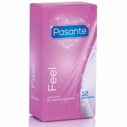 À TRAVERS LES PRÉSERVATIFS SENSIBLES ULTRA FINS 12 UNITÉS