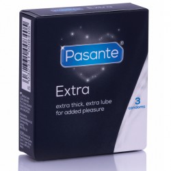 PRÉSERVATIF EXTRA ÉPAIS À TRAVERS 3 UNITÉS