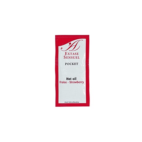 EXTASE SENSUAL - HUILE STIMULANTE DE FRAISE 10 ML