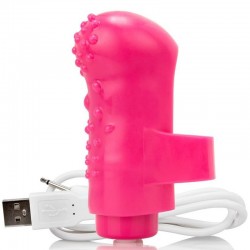 SCREAMING O FINGER VIBE RECHARGEABLE FING O PINK