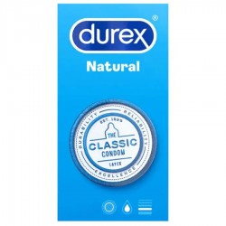 DUREX NATURAL CLASSIC 6 UNITÉS