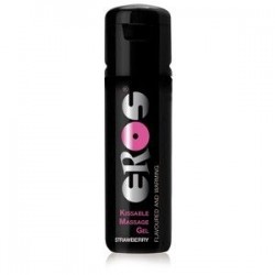 EROS KISSABLE MASSAGE GEL FRAISE CHAUFFANTE 100 ML