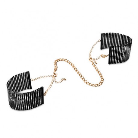 BIJOUX INDISCRETS - DÃSIR MÃTALLIQUE MENOTTES EN MAILLE MÃTAL NOIR