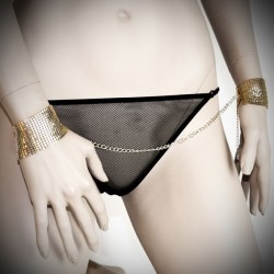 BIJOUX INDISCRETS - DÃSIR MÃTALLIQUE MENOTTES MAILLE MÃTAL DORÃ