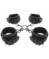 FETISH SUBMISSIVE - ENSEMBLE DE MENOTTES POUR MAINS ET CHEVILLES AVEC DOUBLURE EN NOPRÈNE