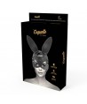 COQUETTE CHIC DESIRE - MASQUE EN CUIR VEGAN AVEC OREILLES DE LAPIN