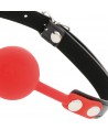 DARKNESS - BÂILLON EN SILICONE ROUGE