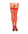 LEG AVENUE - BAS TRANSPARENTS COUTURE ARRIÈRE ROUGE