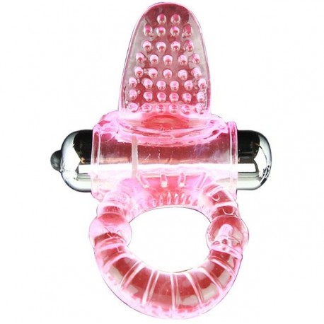 BAILE - ANNEAU PÉNIS VIBRATEUR ROSE SWEET ABS 10 RYTHMES