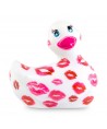 BIG TEASE TOYS - JE FRAPPE MON DUCKIE 2.0 ROMANCE (BLANC ET ROSE)