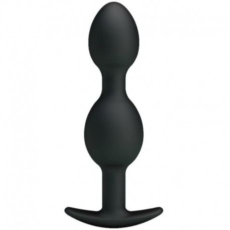 PRETTY LOVE - BALLES ANAL EN SILICONE 12.5 CM NOIRES