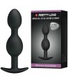 PRETTY LOVE - BALLES ANAL EN SILICONE 12.5 CM NOIRES