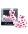 BIG TEASE TOYS - JE FRAPPE MON DUCKIE 2.0 ROMANCE (BLANC ET ROSE)