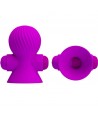 PRETTY LOVE - STIMULATEURS DE NIPPLE 12 MODES VIBRATION LILAS