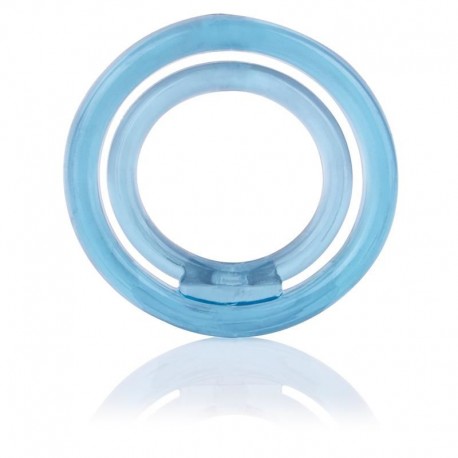 SCREAMING O RING O2 DOUBLE ANNEAU PENIS ET TESTICLES BLEU