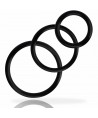ADDICTED TOYS SET ANILLOS PENE NEGRO
