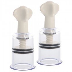 DARKNESS - ASPIRATEUR DE TÉTONS TRANSPARENT 3,1 CM DE DIAMÈTRE