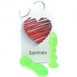 SANINEX DELIGHT PLUG-GODE TRANSPARENT VERT