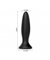 MR PLAY - PLUG ANAL VIBRATEUR NOIR RECHARGEABLE