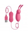 OMG - CUTE RABBIT PUISSANT VIBRATEUR ROSE USB