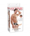 FETISH FANTASY SERIES - 19 CM VIBRANT CREUX STRAP-ON MARRON